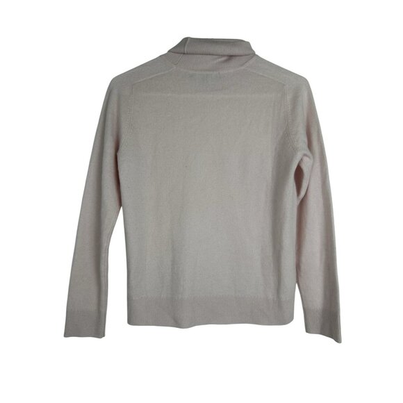 Quince Women’s Pink Turtleneck High Neck 100% Cashmere Sweater Soft Small - Picture 7 of 9